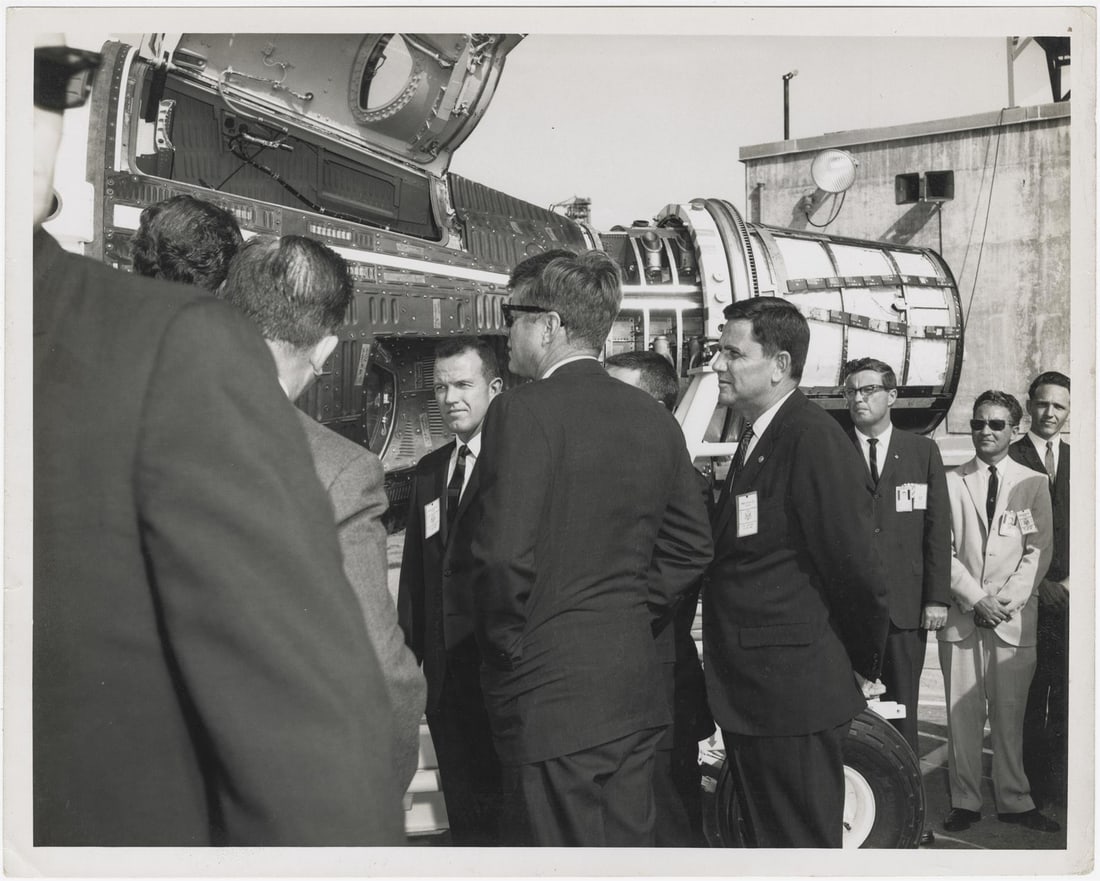 [Project Apollo] THE LAST VISIT OF PRESIDENT KENNEDY TO NASA BEFORE HIS ASSASSINATION (1 of 2)