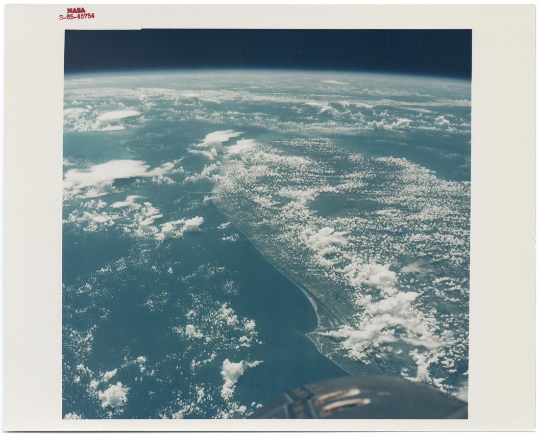 [Gemini V] CAPE KENNEDY FROM SPACE (1 of 3)