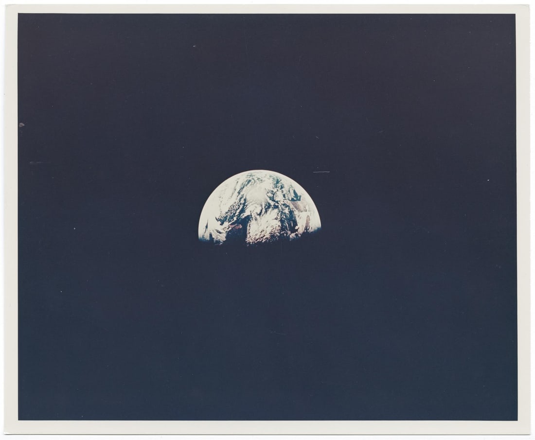 [Apollo 8] PLANET EARTH DURING HOMEWARD JOURNEY (1 of 2)