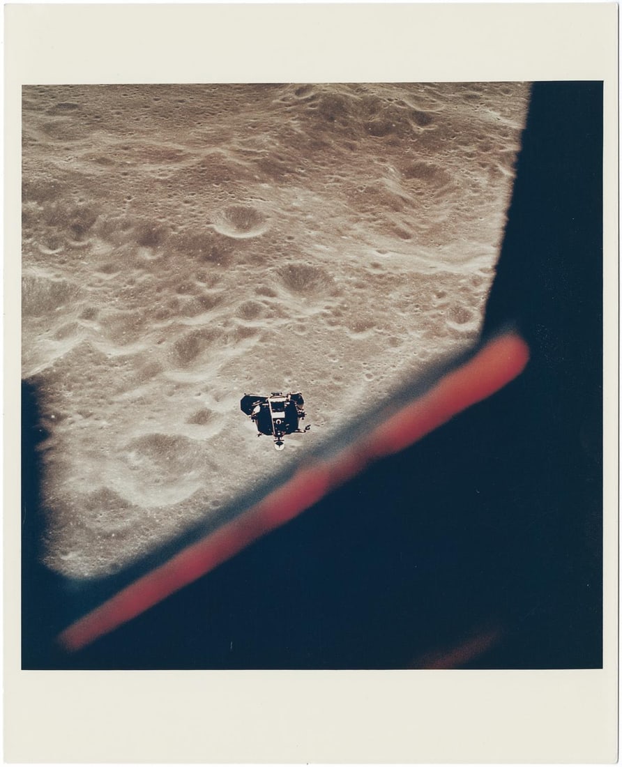 [Apollo 10] THE ASCENT LUNAR MODULE SNOOPY AFTER A MOON LANDING DRESS REHEARSAL (1 of 3)