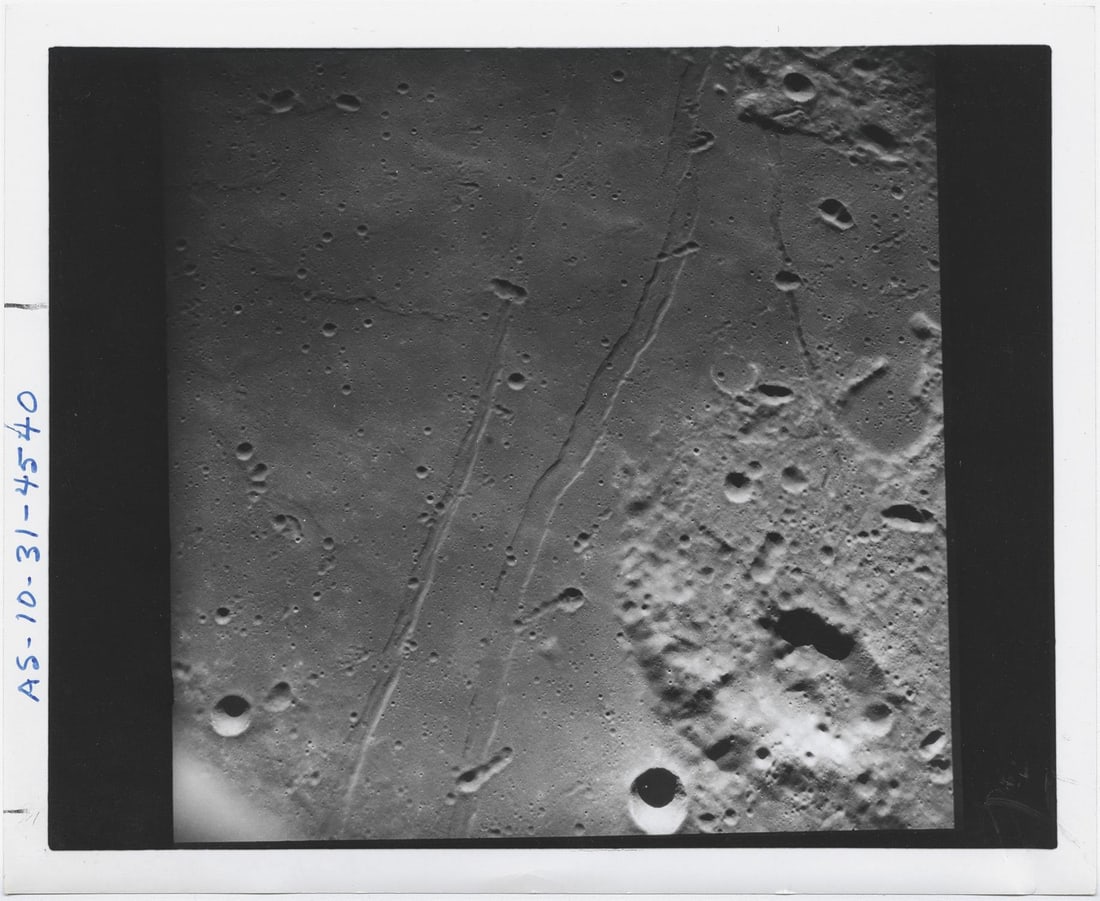 [Apollo 10] THE SEA OF TRANQUILITY: FUTURE LANDING SITE OF APOLLO 11 (1 of 2)