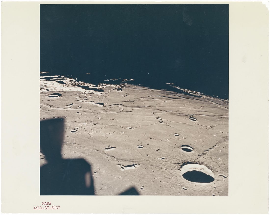 [Apollo 11] SUNRISE OVER TRANQUILITY BASE (1 of 5)