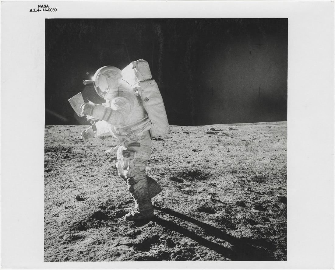 [Apollo 14] EDGAR MITCHELL LOST ON THE MOON (1 of 3)