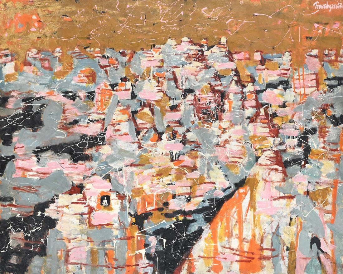 λ JULIAN TREVELYAN (BRITISH 1910-1988), (UNTITLED) ITALIAN MOUNTAINS (1 of 3)