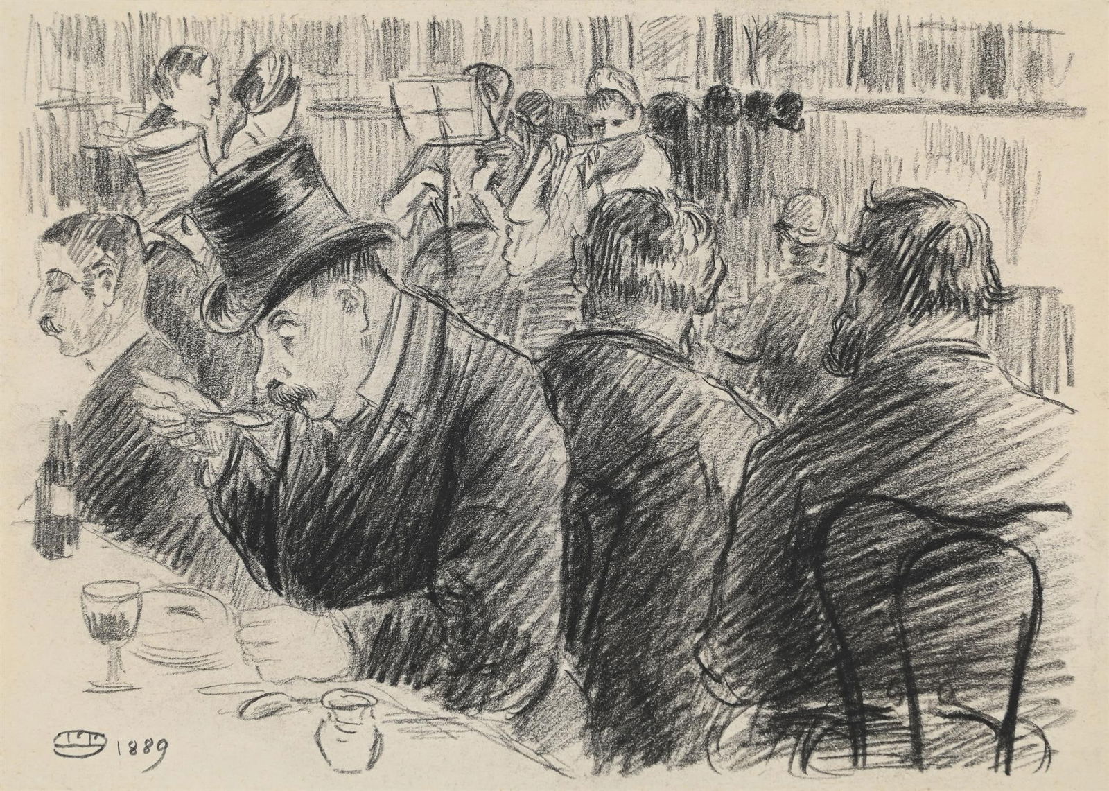 LUCIEN PISSARRO (FRENCH 1863-1944), SOUP (1 of 3)