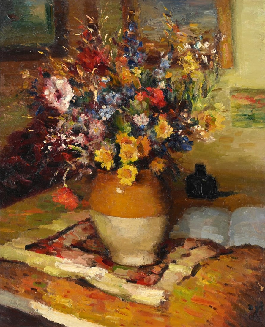 λ MARCEL DYF (FRENCH 1899-1985), FLEURS DES CHAMPS AU POT VINCENT (1 of 3)