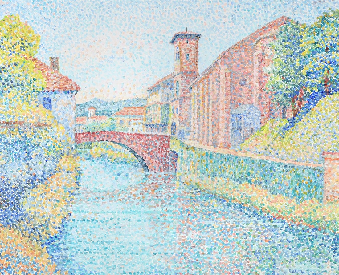 λ YVONNE CANU (FRENCH 1921-2008), ST-JEAN-PIED-DE-PORT (1 of 3)