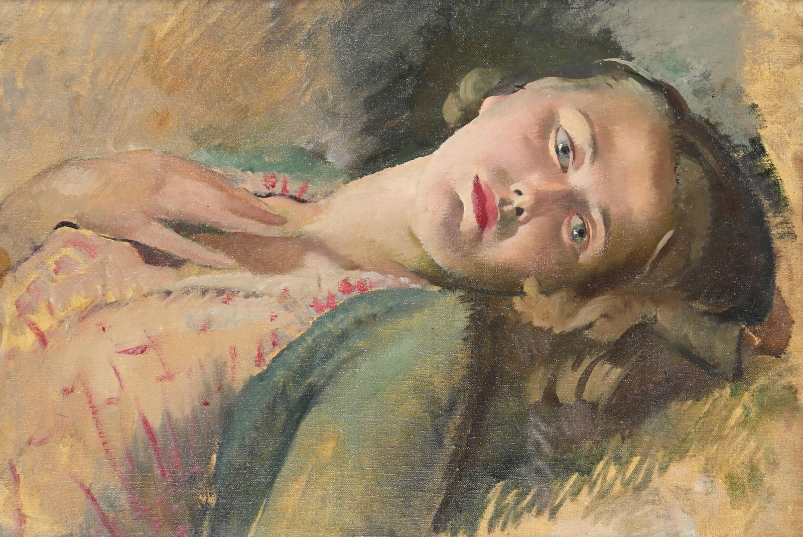 λ BERNARD FLEETWOOD WALKER (BRITISH 1893-1965), WOMAN RESTING (1 of 3)