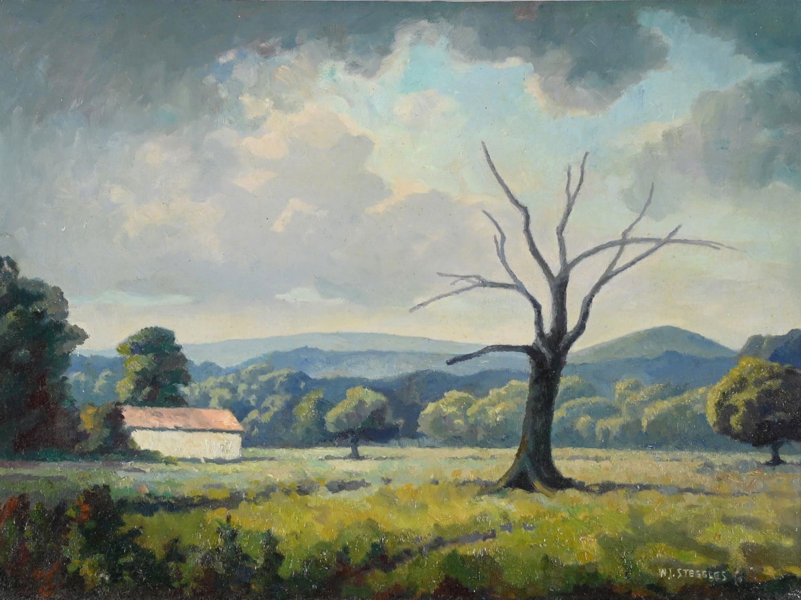 λ WALTER STEGGLES (BRITISH 1908-1997), WHARFEDALE, YORKSHIRE (1 of 3)