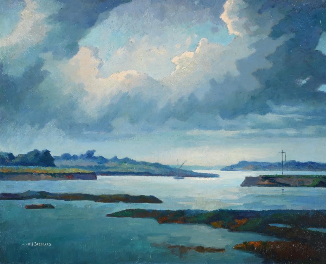 λ WALTER STEGGLES (BRITISH 1908-1997), WEST MERSEA (1 of 3)