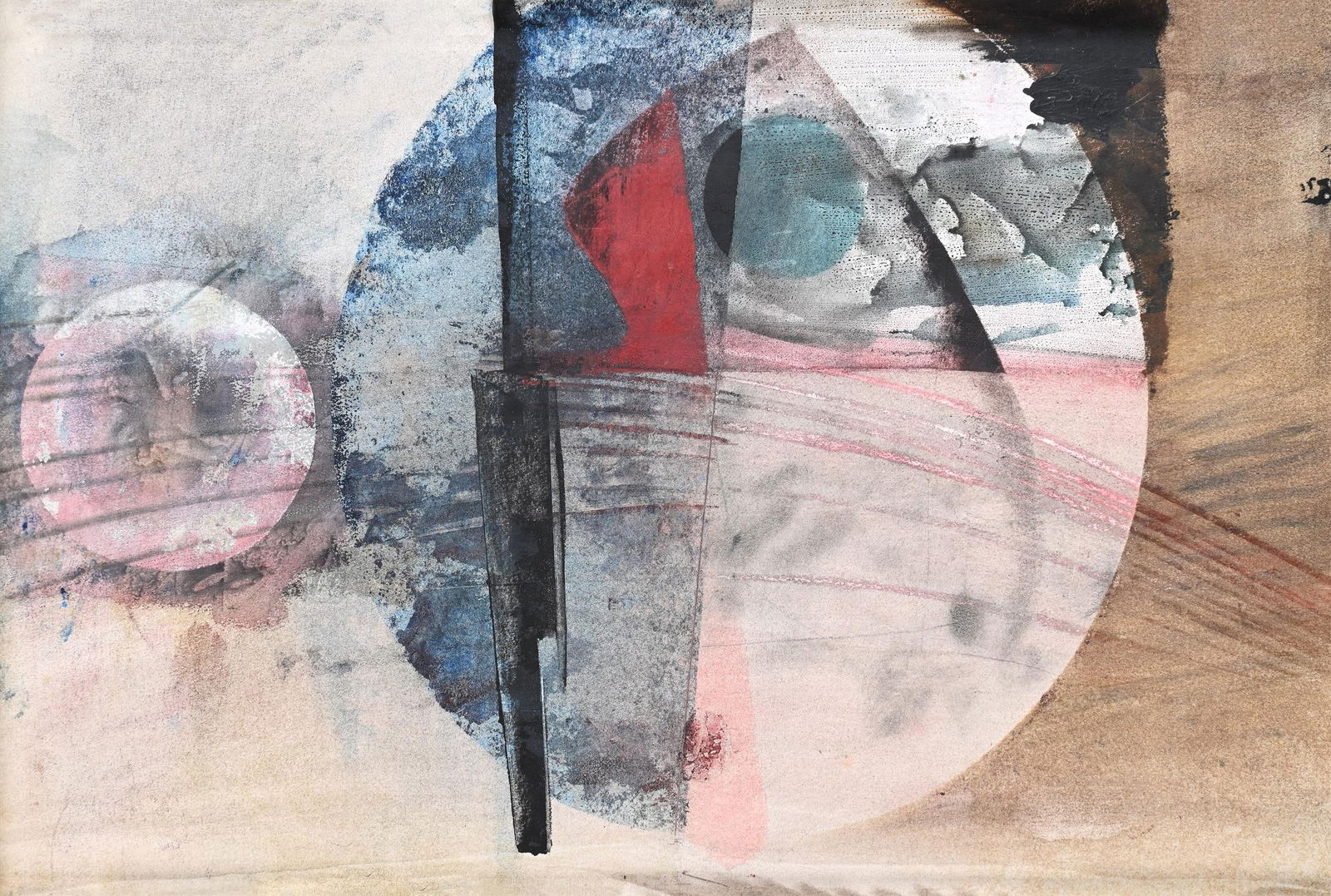 λ JOHN TUNNARD (BRITISH 1900-1971), UNTITLED (EARTH AND MOON) (1 of 3)