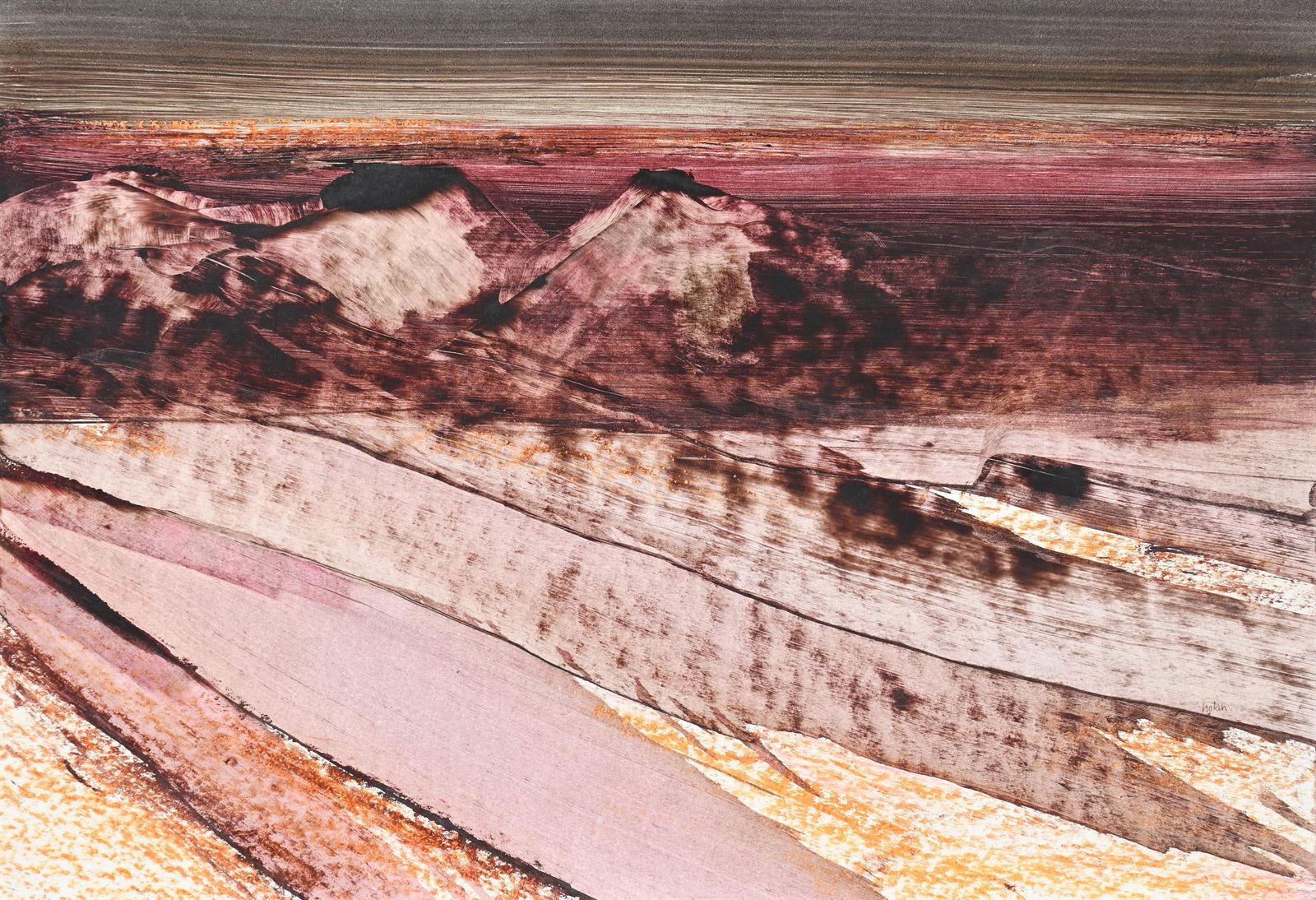 λ SIR SIDNEY NOLAN (AUSTRALIAN 1917-1992), CENTRAL AUSTRALIA (1 of 3)