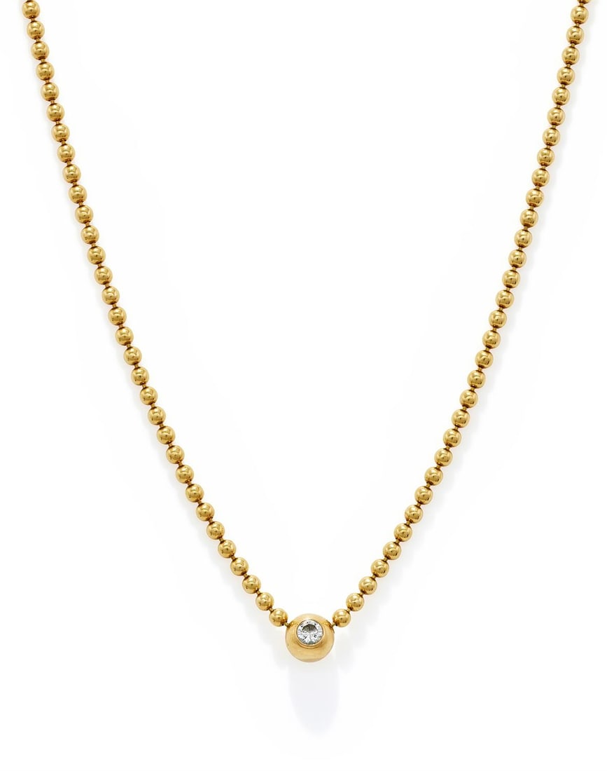 CARTIER, A DIAMOND SET 'DRAPEREIE' NECKLACE (1 of 3)