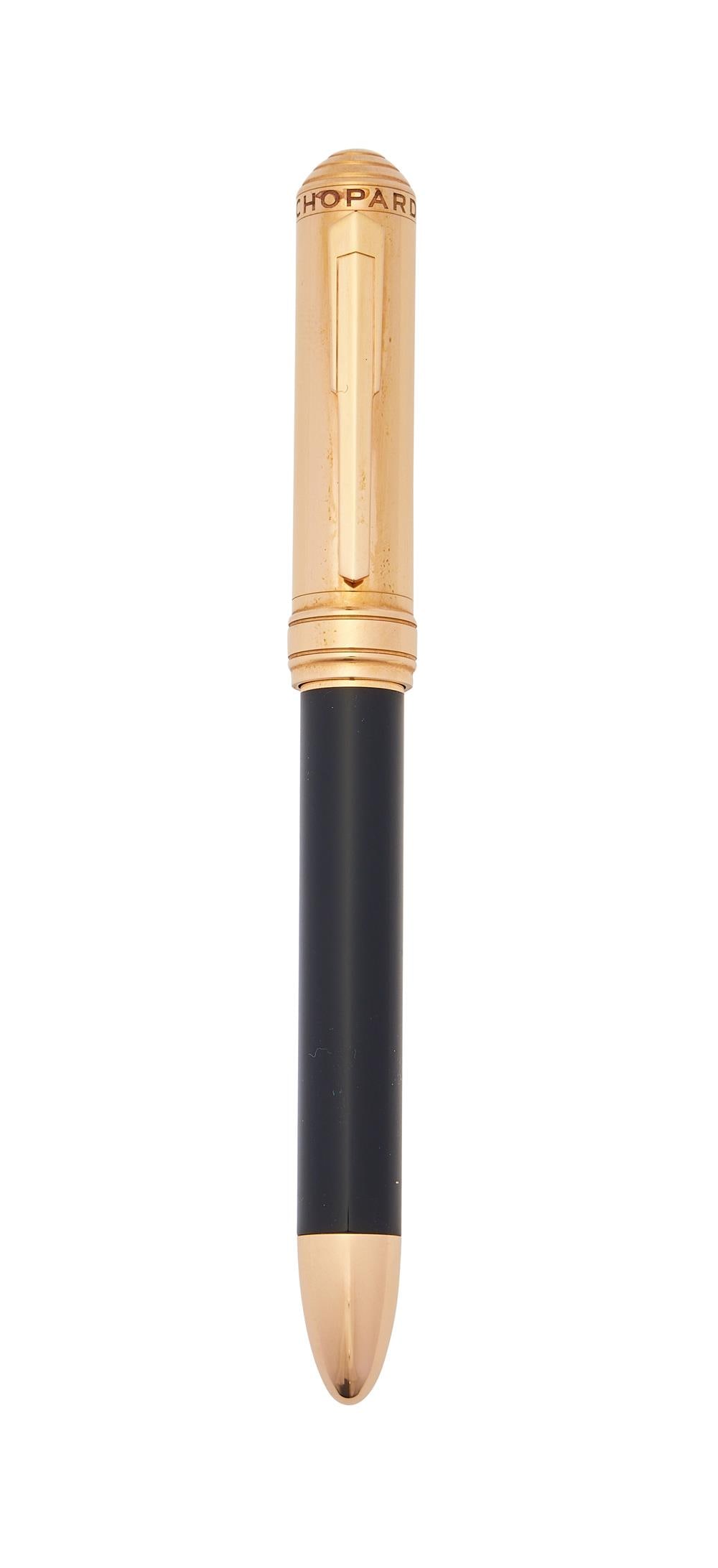 CHOPARD, A BLACK ROLLERBALL PEN (1 of 3)