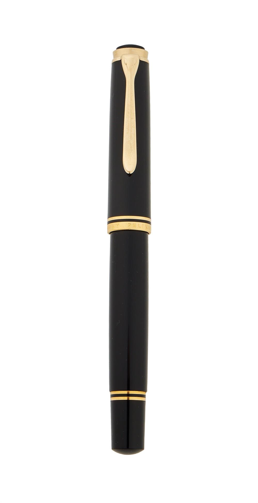 PELIKAN, SOUVERAN M800, A BLACK FOUNTAIN PEN (1 of 3)