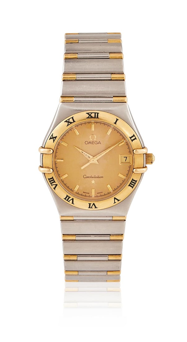 OMEGA, CONSTELLATION, REF. 1312.10.00, A BI-METAL BRACELET WATCH WITH DATE (1 of 1)
