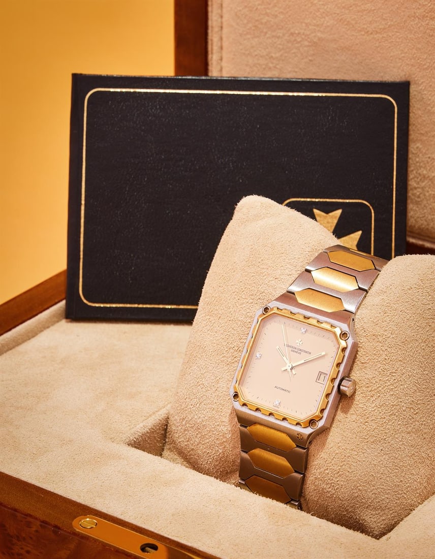 VACHERON CONSTANTIN, 222, REF. 46004, A BI-METAL BRACELET WATCH WITH DATE (1 of 2)