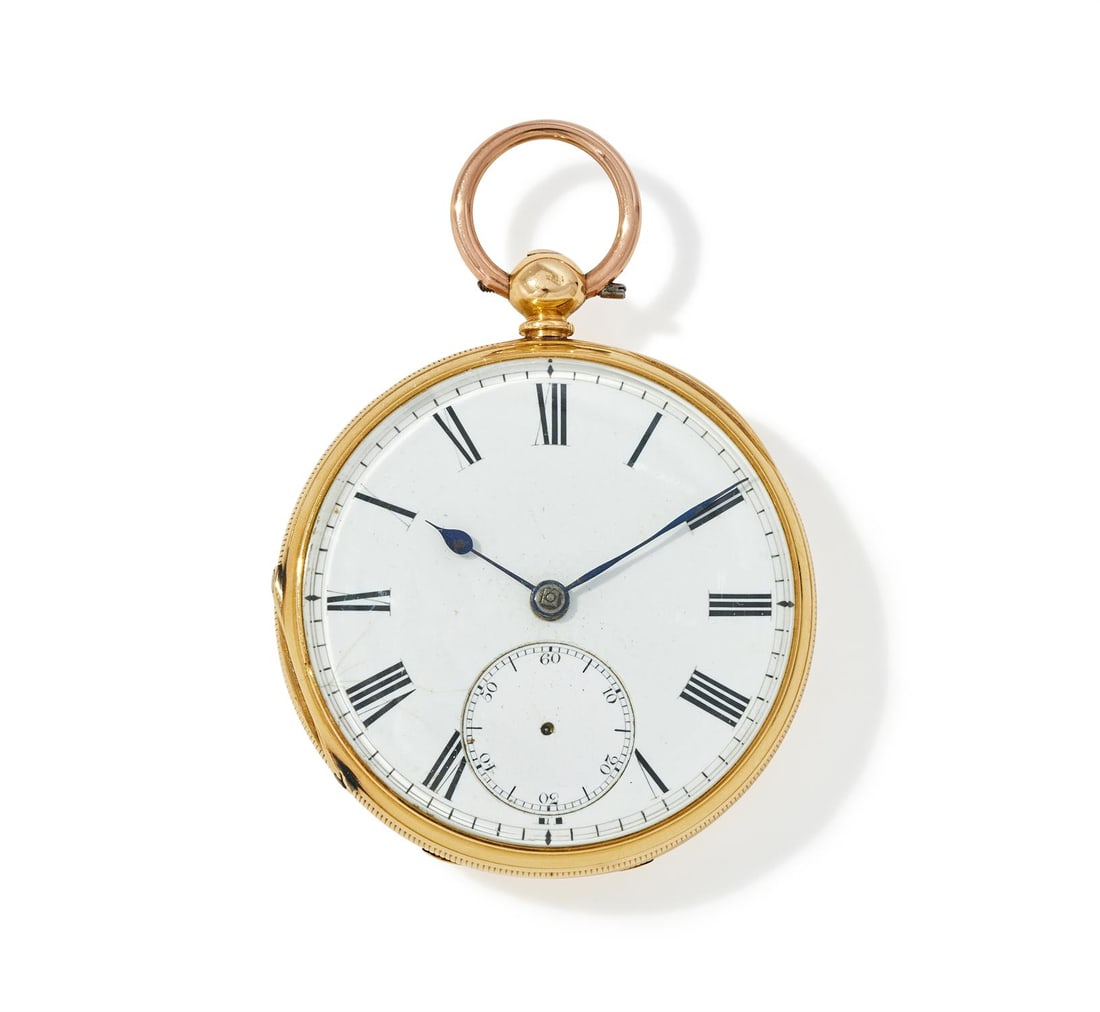 EDWARD H. BOTT, LEICESTER, AN 18 CARAT GOLD OPEN FACE POCKET WATCH (1 of 4)