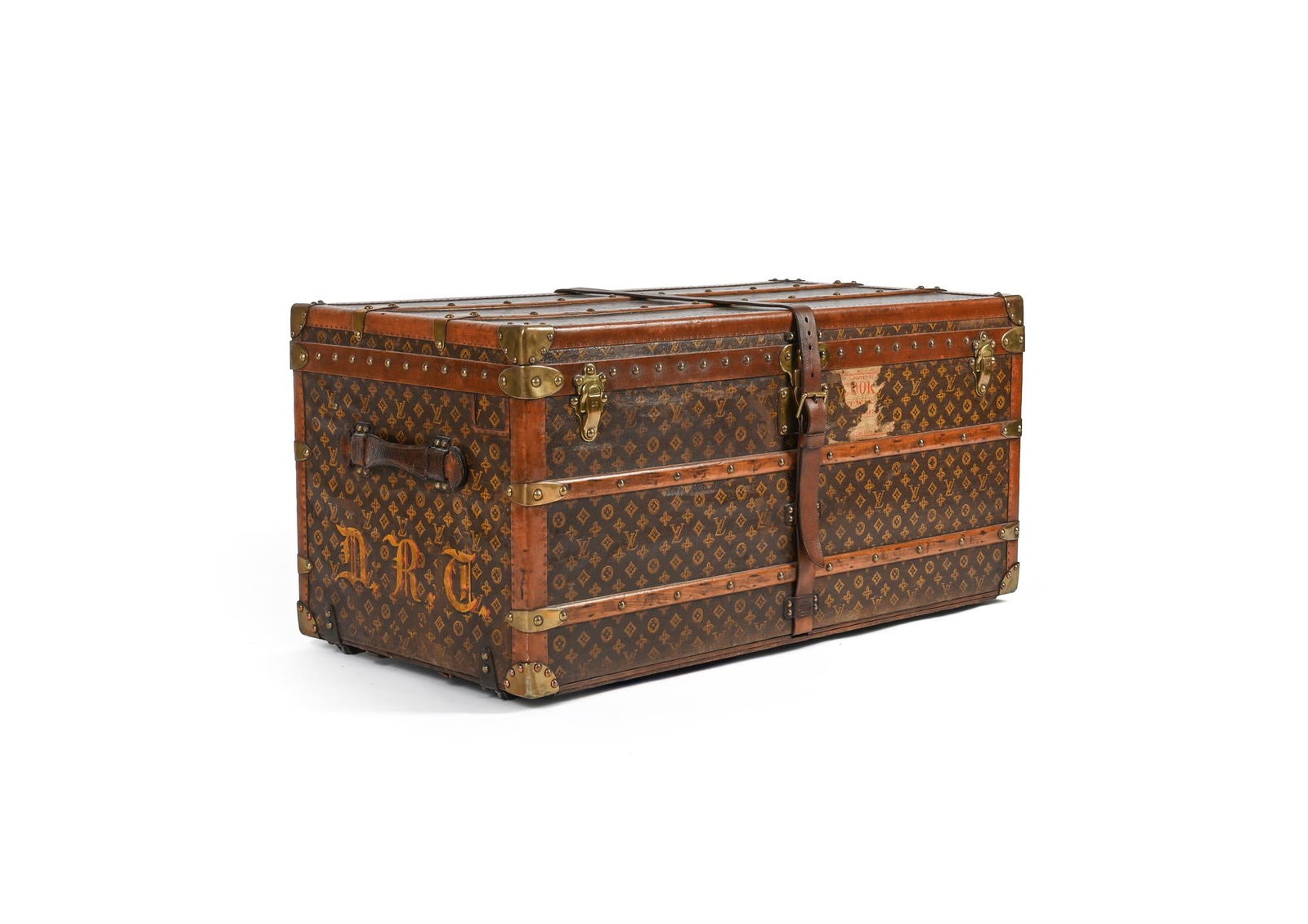 LOUIS VUITTON, MONOGRAM, A COATED CANVAS HARD STEAMER TRUNK (1 of 5)