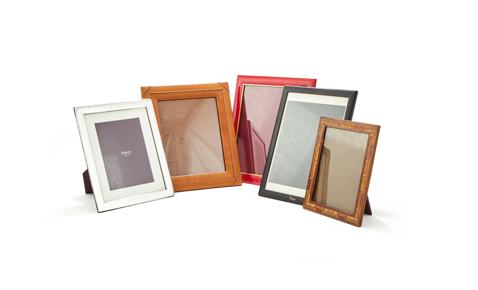 ASPREY, A COLLECTION OF FIVE PHOTO FRAMES (1 of 1)