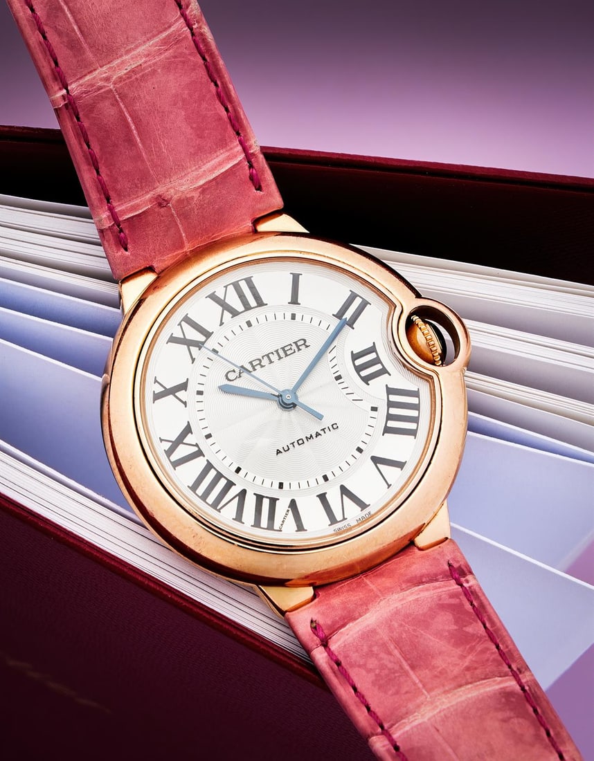 Y CARTIER, BALLON BLEU, REF. 3003, AN 18 CARAT GOLD WRISTWATCH (1 of 4)