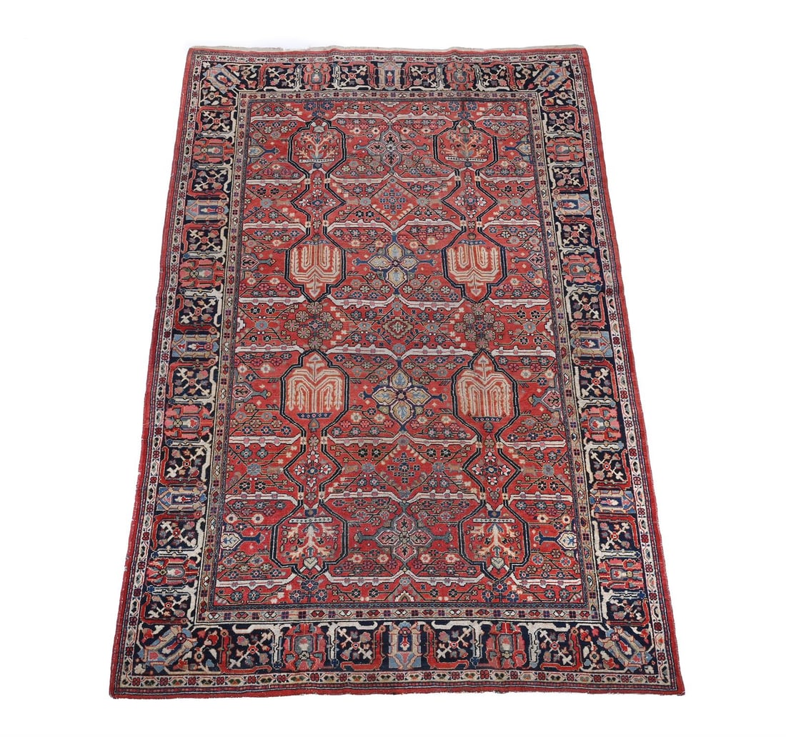 A ZIEGLER MAHAL CARPET, CIRCA 1920 (1 of 3)