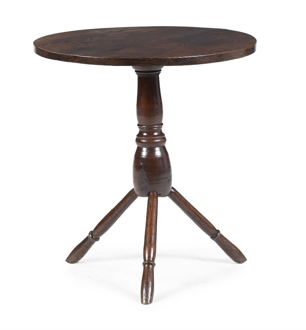 A GEORGE III OAK 'CAT' OR CRICKET TABLE, CIRCA 1800 (1 of 3)