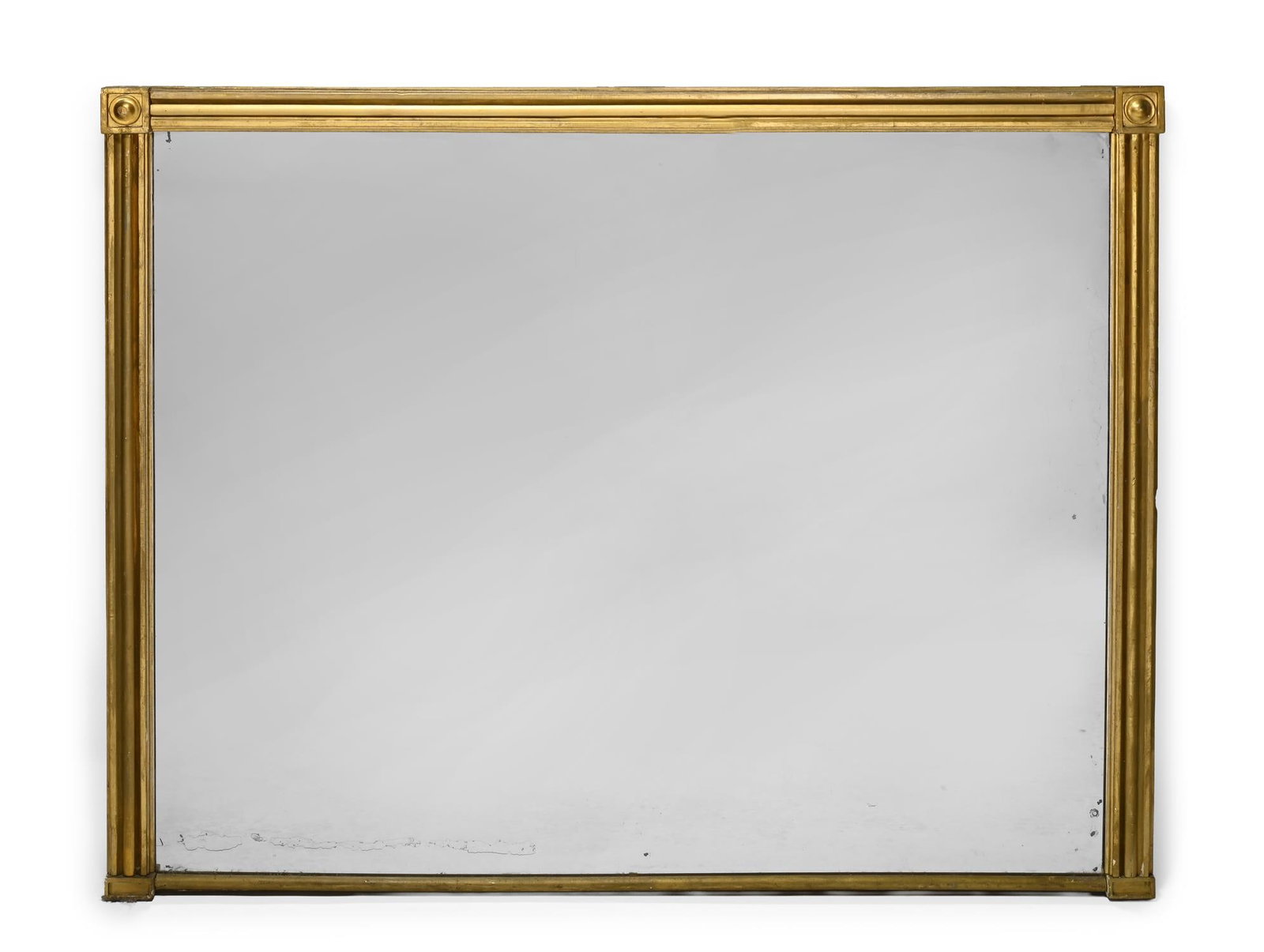 A LARGE REGENCY GILTWOOD MIRROR, CIRCA 1820 (1 of 3)