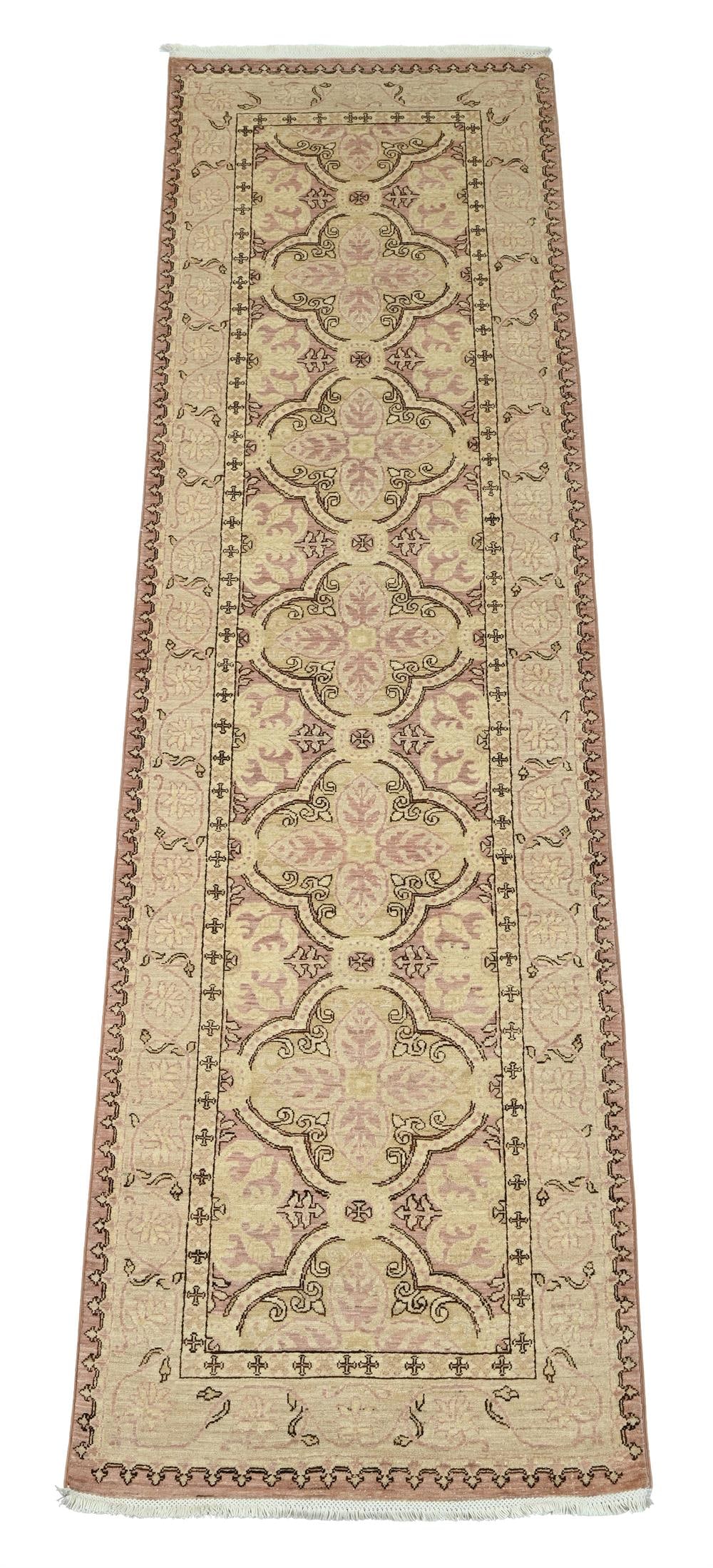 AN AFGHAN RUNNER, OF ZIEGLER DESIGN (1 of 3)