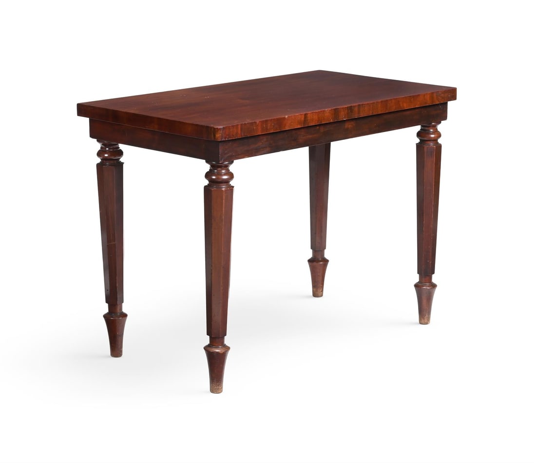 A WILLIAM IV MAHOGANY SIDE TABLE, CIRCA 1835 (1 of 3)