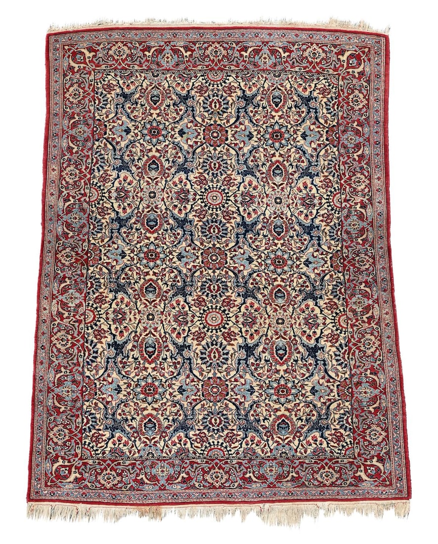 A TUDESHK RUG, CENTRAL PERSIA, CIRCA 1920 (1 of 4)