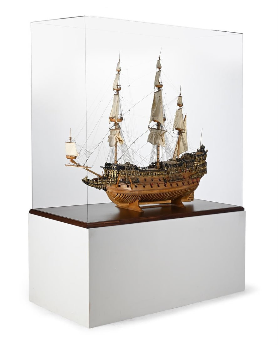 ‡ A SCALE MODEL SHIP OF 'THE SOVEREIGN OF THE SEAS', EARLY 20TH CENTURY (1 of 7)