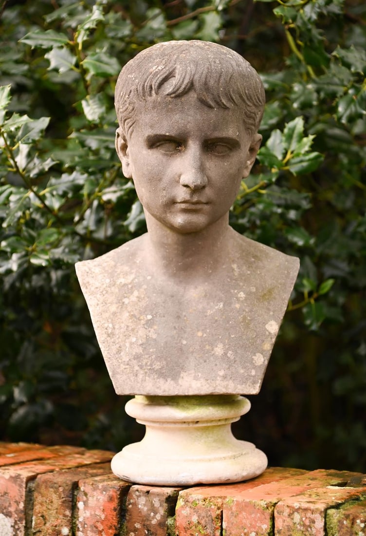 AFTER THE ANTIQUE, A MARBLE BUST OF AUGUSTUS CAESAR, ITALIAN, 19TH CENTURY (1 of 1)