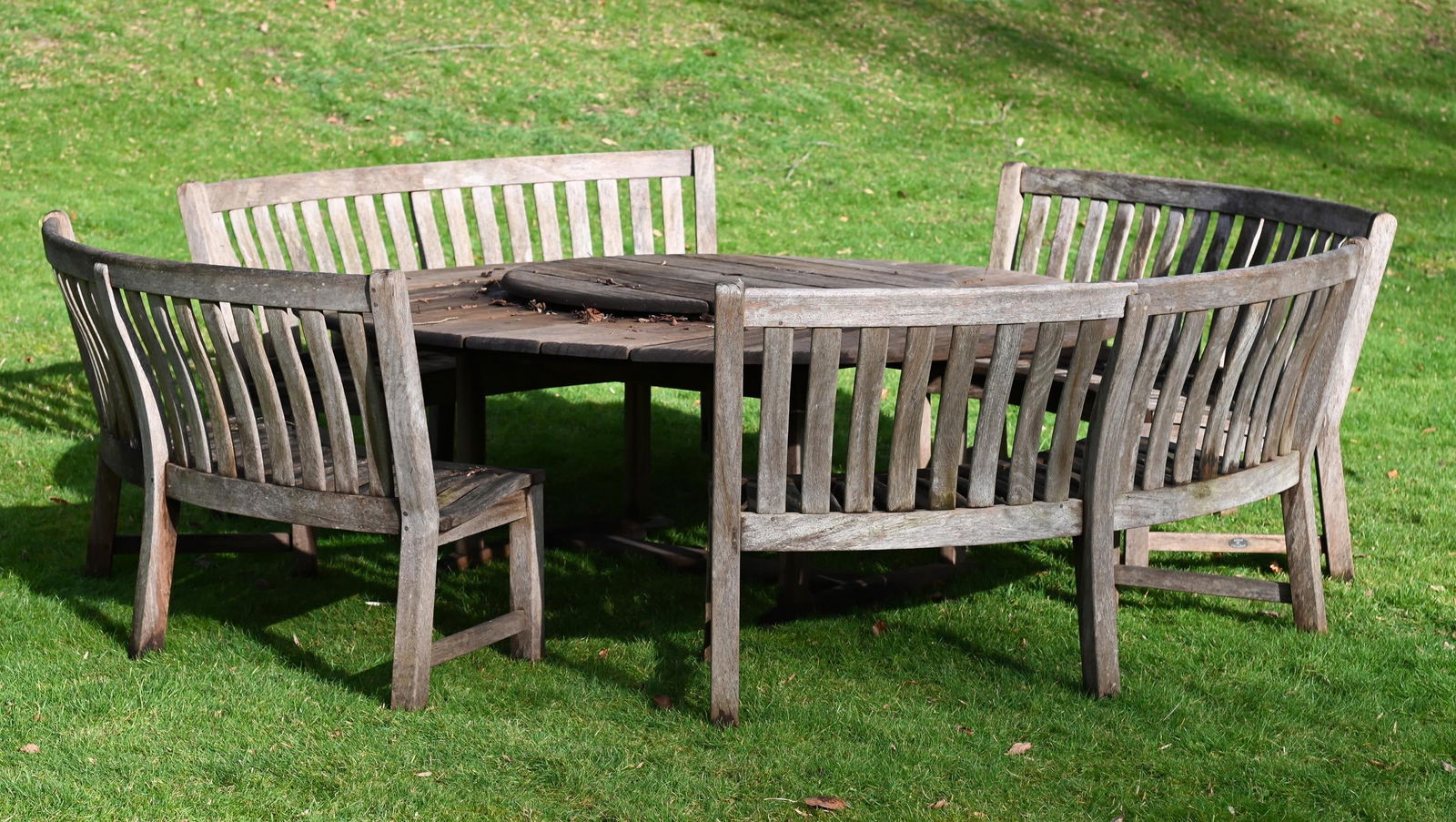 AN OAK GARDEN SET, BY JULIAN CHRISTIAN, CONTEMPORARY (1 of 1)
