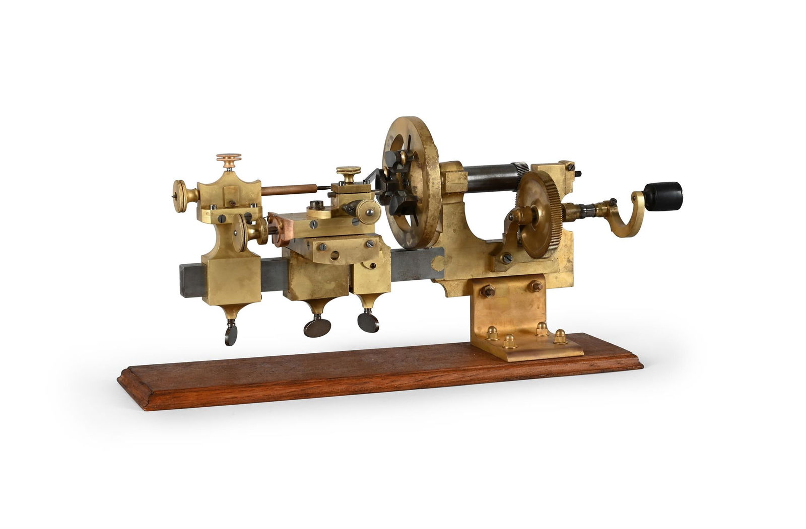 Y A SWISS BRASS AND STEEL CLOCKMAKER’S UNIVERSAL MANDREL LATHE (1 of 2)