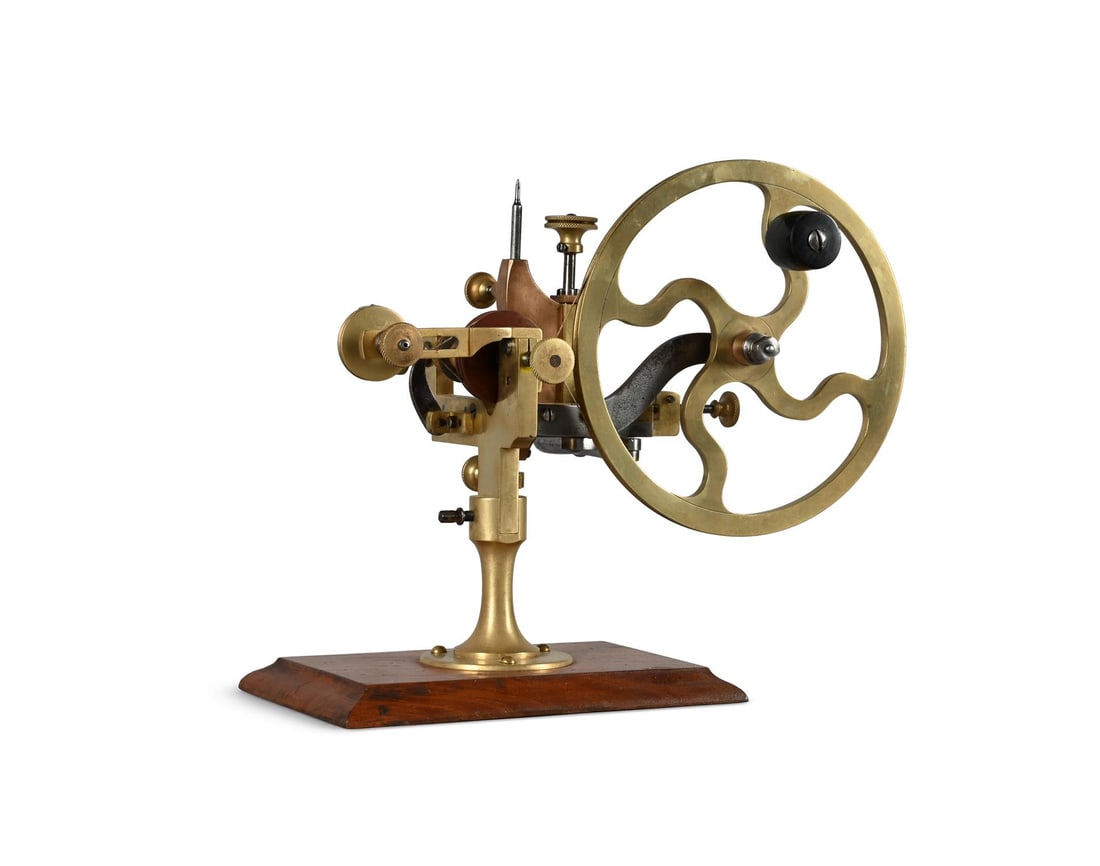 A SWISS BRASS AND STEEL WATCHMAKER’S TOPPING TOOL (1 of 2)