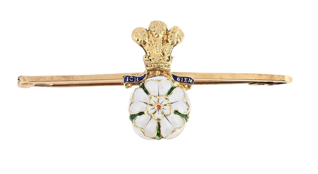 YORKSHIRE HUSSARS, AN EARLY 20TH CENTURY REGIMENTAL BAR BROOCH (1 of 1)