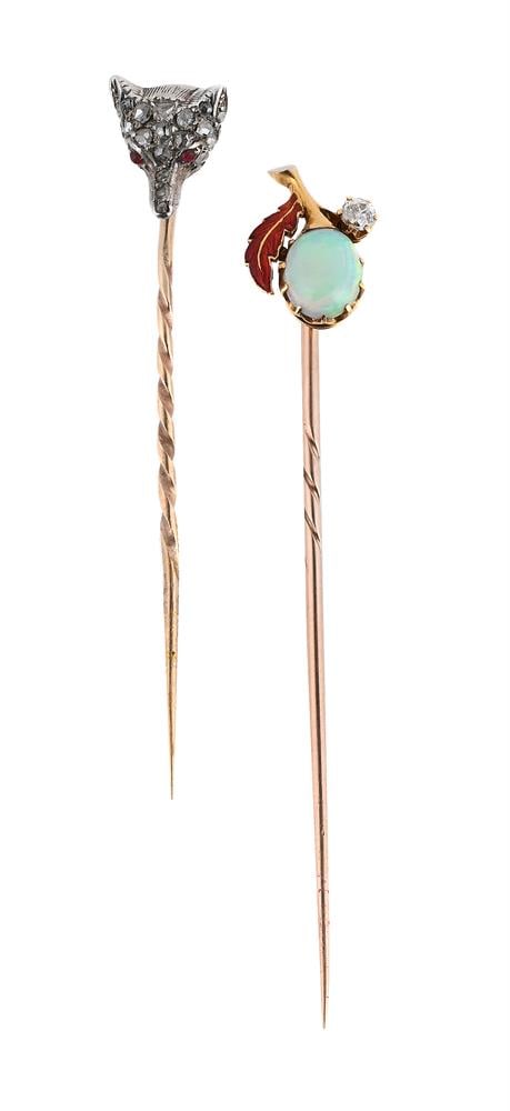 TWO EARLY 20TH CENTURY STICKPINS (1 of 1)