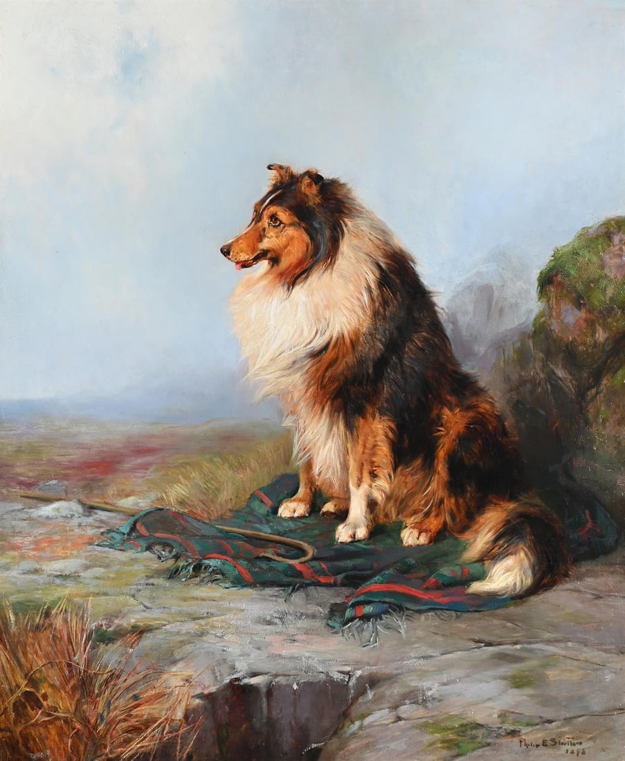 PHILIP EUSTACE STRETTON (BRITISH FL. CIRCA 1884-1919), LEFT IN CHARGE: PHILIP EUSTACE STRETTON (BRITISH FL. CIRCA 1884-1919)LEFT IN CHARGEOil on canvasSigned and dated '1896 ()' (lower right)72 x 63.5cm (28¼ x 25in.)Provenance:Sale, Sotheby's, London, The Leverhulme