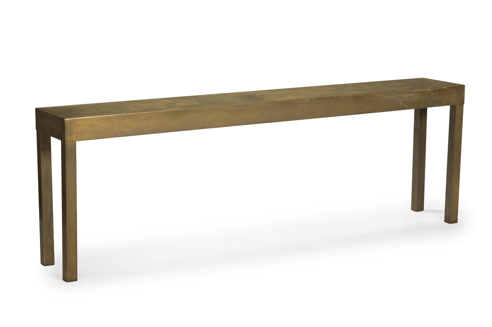 MODERN, SLIM CONSOLE TABLE; LATE 20TH CENTURY (1 of 3)