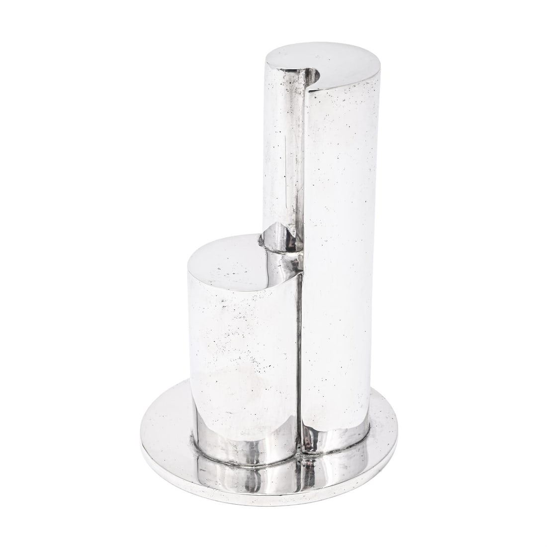 λ WILLIAM PYE (B.1938), 'CLUSTER', 2009: λ WILLIAM PYE (B.1938-)'CLUSTER', 2009Sterling silverEdition of 8Stamped/incised with artist's marks 'PYE., 5/8, P.E.' and Birmingham hallmarks13.5cm high λ indicates that this lot may be su