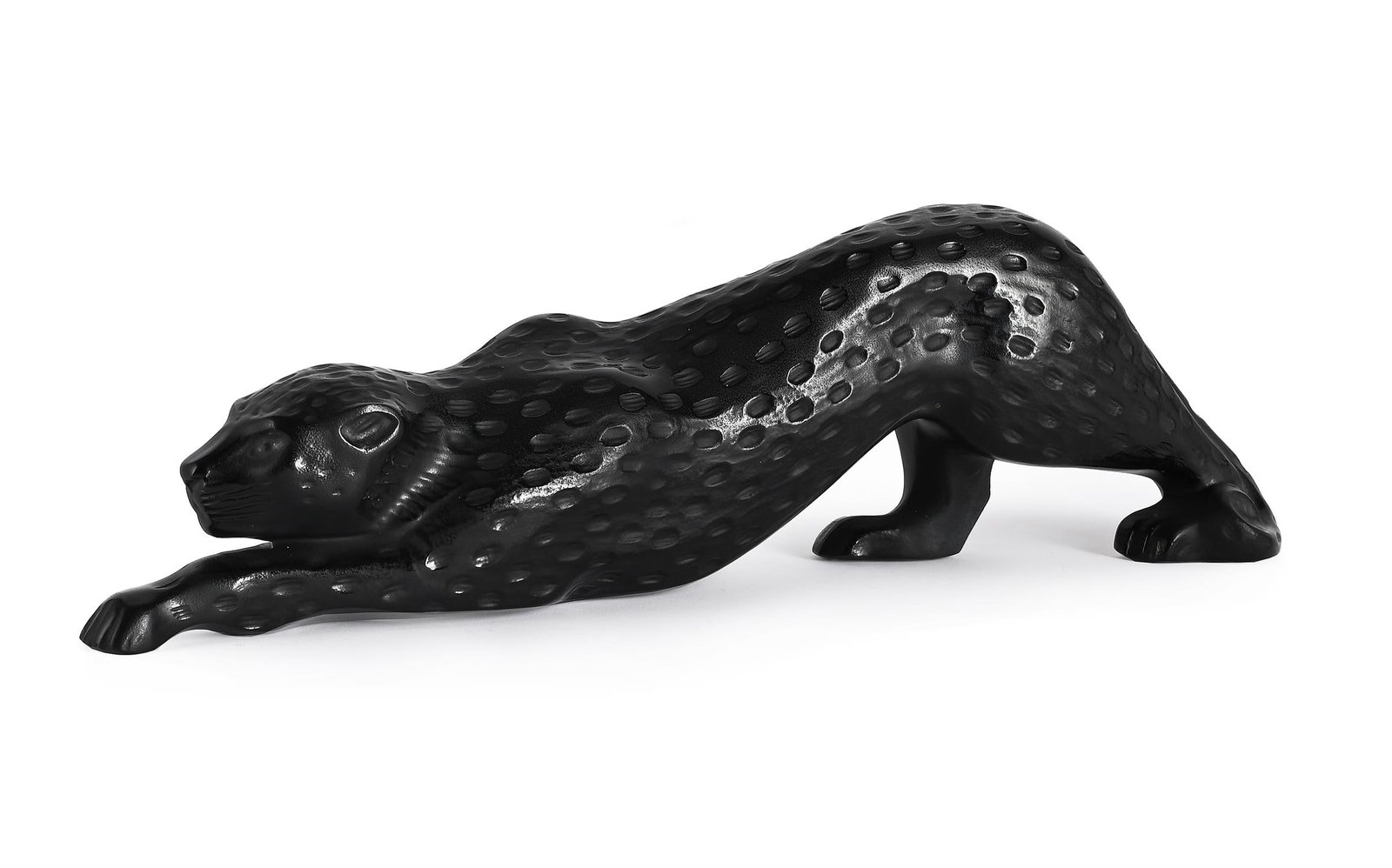 LALIQUE, 'ZELIA' PANTHER SCULPTURE; DESIGNED 1989: LALIQUE 'ZELIA' PANTHER SCULPTURE; DESIGNED 1989Black glassSigned 'Lalique® France'36.5cm long