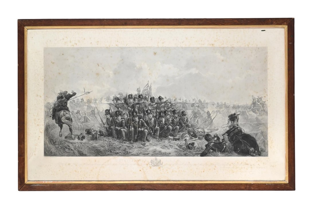AFTER ELIZABETH SOUTHERDEN THOMPSON (BRITISH 1846-1933), FOUR MILITARY PRINTS - 2
