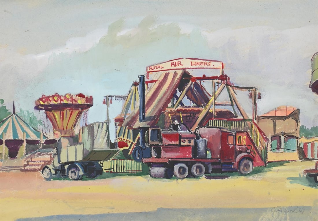 CLIFFORD FISHWICK (BRITISH 1923-1997), ROYAL AIR LINERS, SEFTON PARK, LIVERPOOL - 2