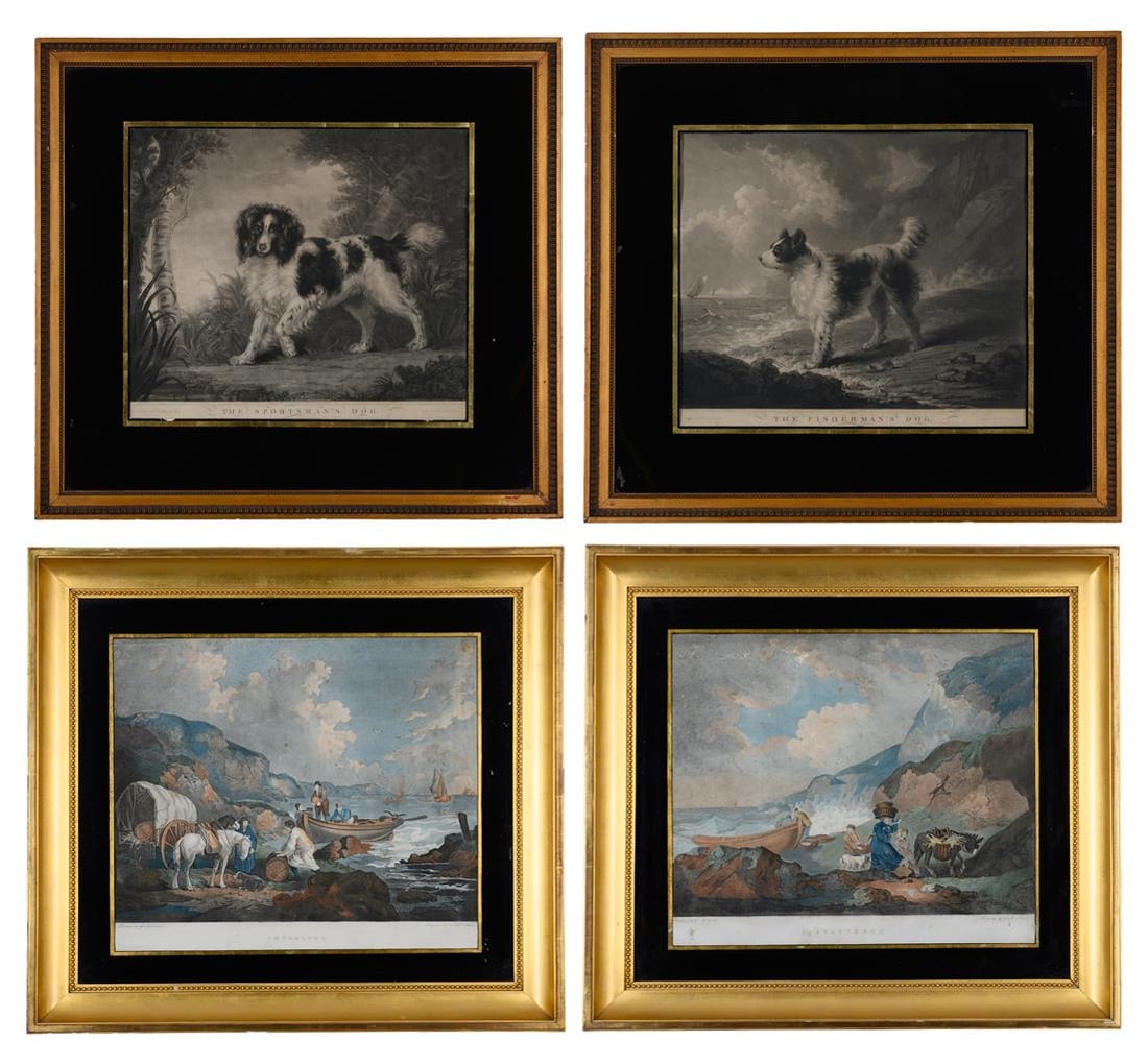 AFTER GEORGE MORLAND, FISHERMEN; SMUGGLERS; WITH TWO OTHERS (4) (1 of 7)