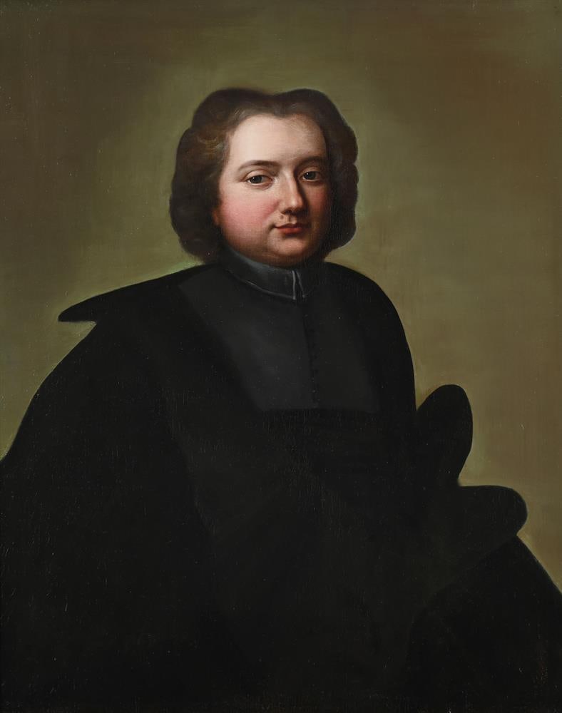FRENCH SCHOOL (18TH CENTURY), PORTRAIT OF A GENTLEMAN IN A BLACK VEST - 2
