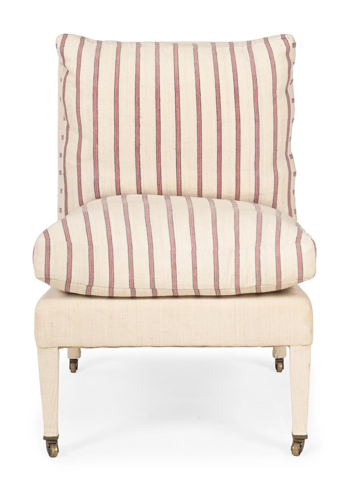 A ROBERT KIME UPHOLSTERED SIDE CHAIR, 20TH CENTURY - 2