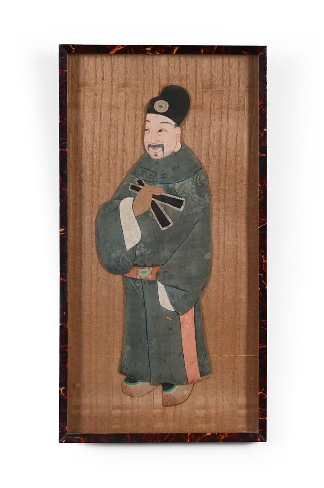 A CHINESE FRAMED SILK APPLIQUE DEPICTING THE EIGHT DAOIST IMMORTALS, AND ANOTHER SIMILAR - 3