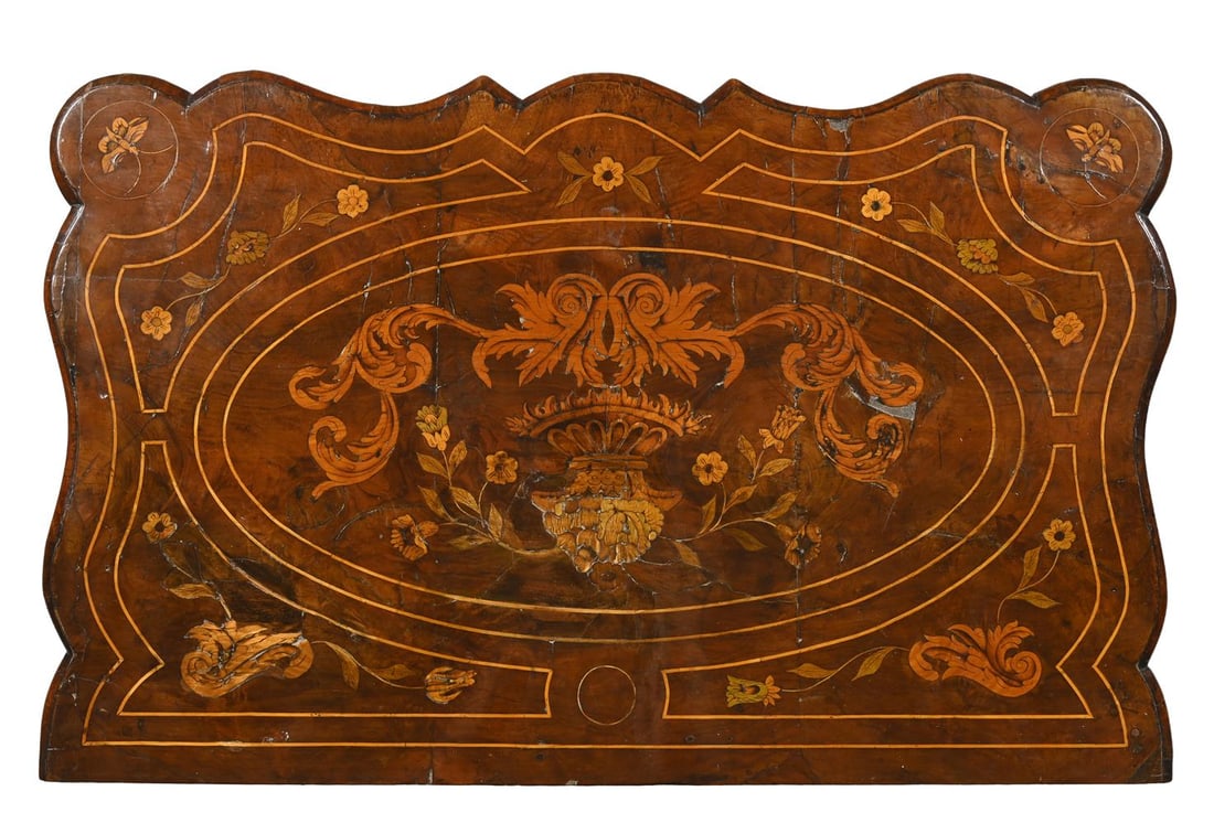 A MAHOGANY AND MARQUETRY DOUBLE BOMBE COMMODE, DUTCH, CIRCA 1790 - 3