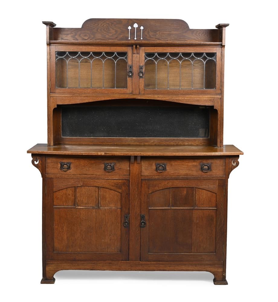 AN OAK ARTS AND CRAFTS DRESSER, CIRCA 1890 - 2